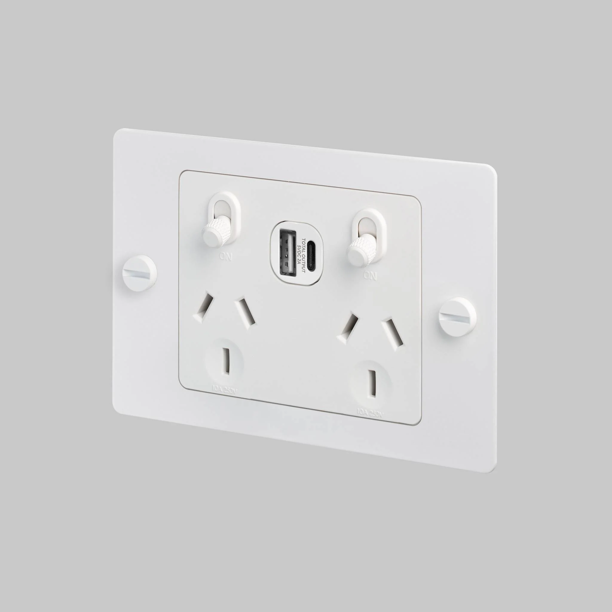 2G GPO SOCKET / USB A+C / WITHOUT LOGO / CROSS - Image 13