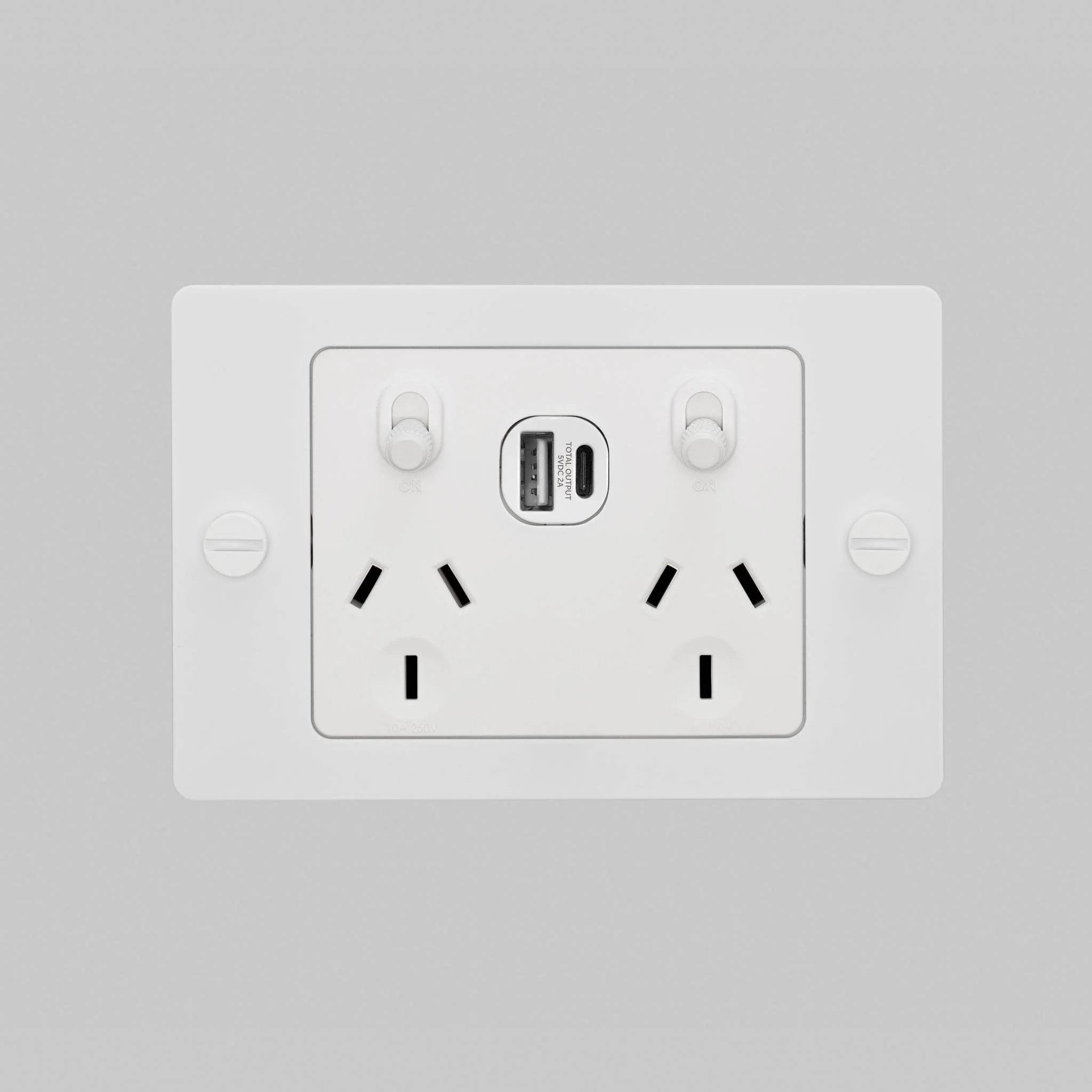 2G GPO SOCKET / USB A+C / WITHOUT LOGO / CROSS - Image 14