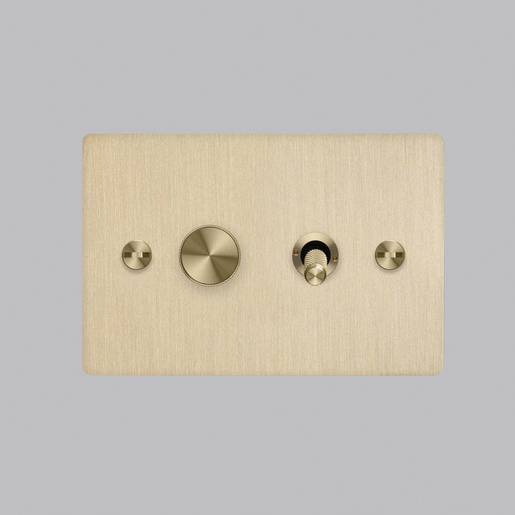 2G TOGGLE + DIMMER / 2-WAY / HORIZONTAL / CROSS - Image 4