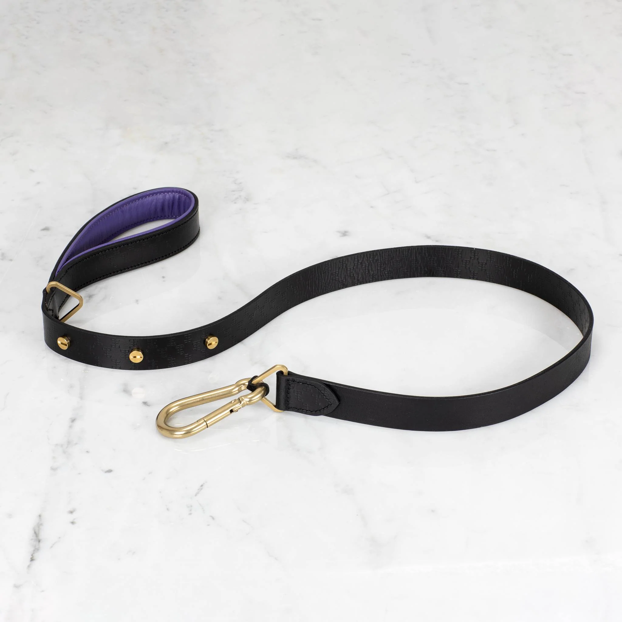 DOG LEAD / CROSS / BLACK / PURPLE - Image 6