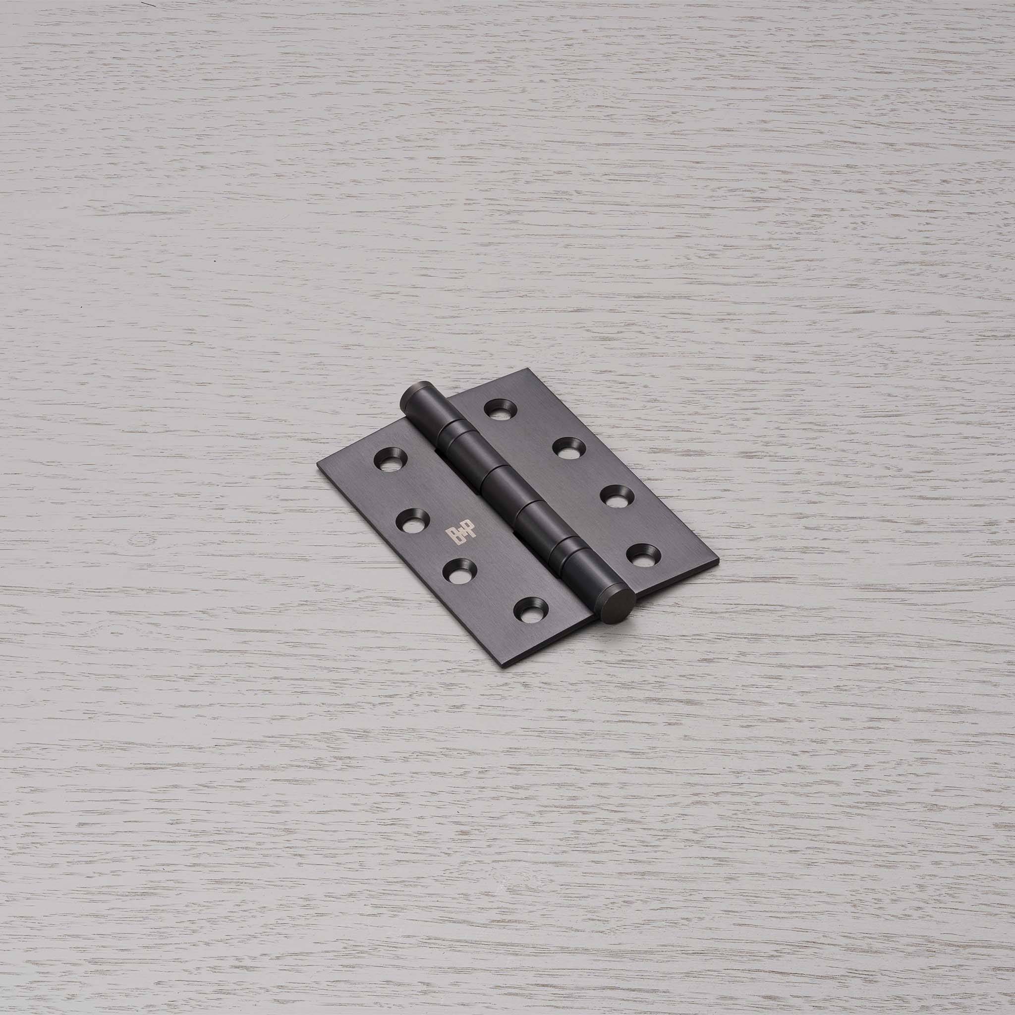 DOOR HINGE / SET OF 1 / FIXED PIN / 100 X 75 X 2.5 MM - Image 3