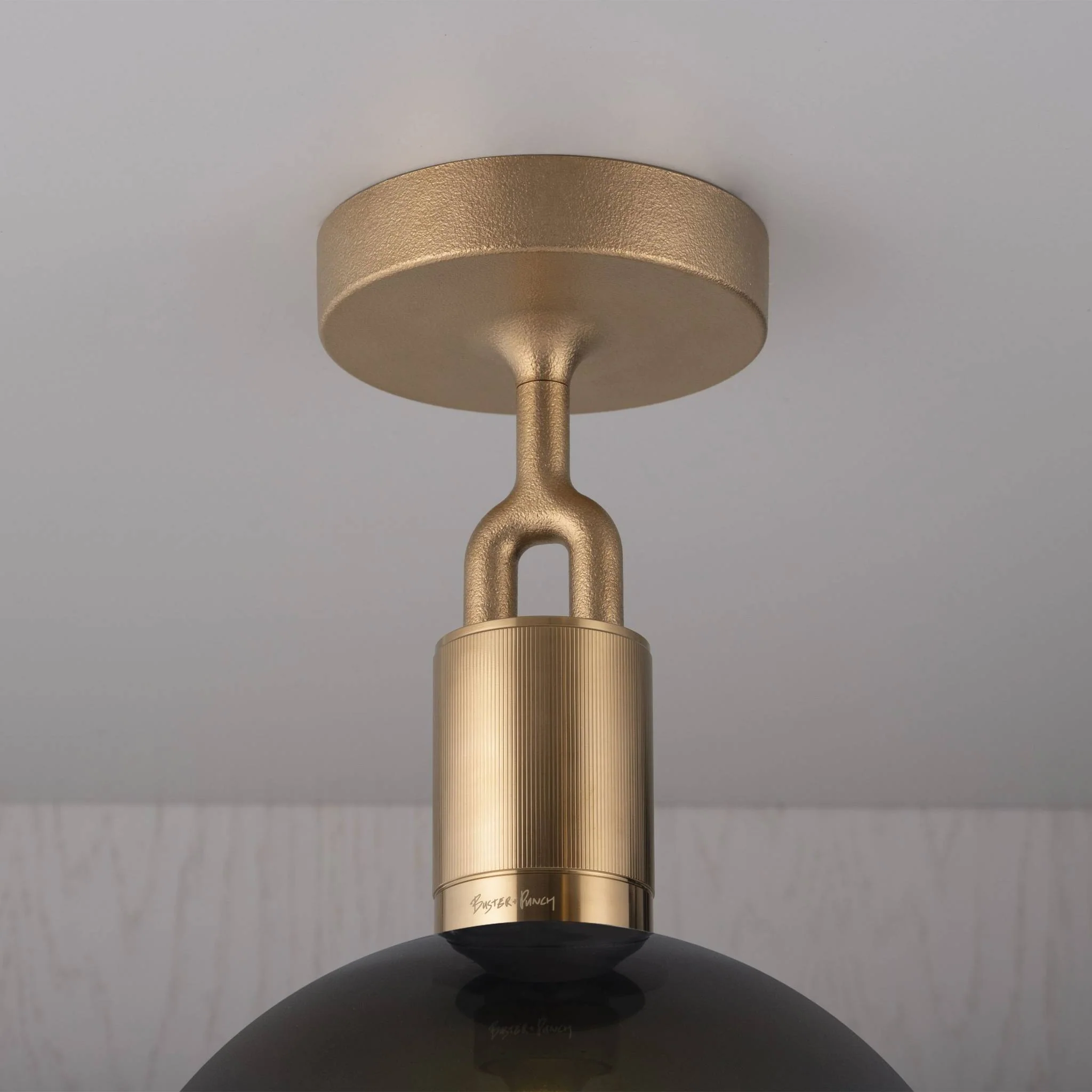 FORKED CEILING / LINEAR / GLOBE / SMOKED / LARGE - Image 2