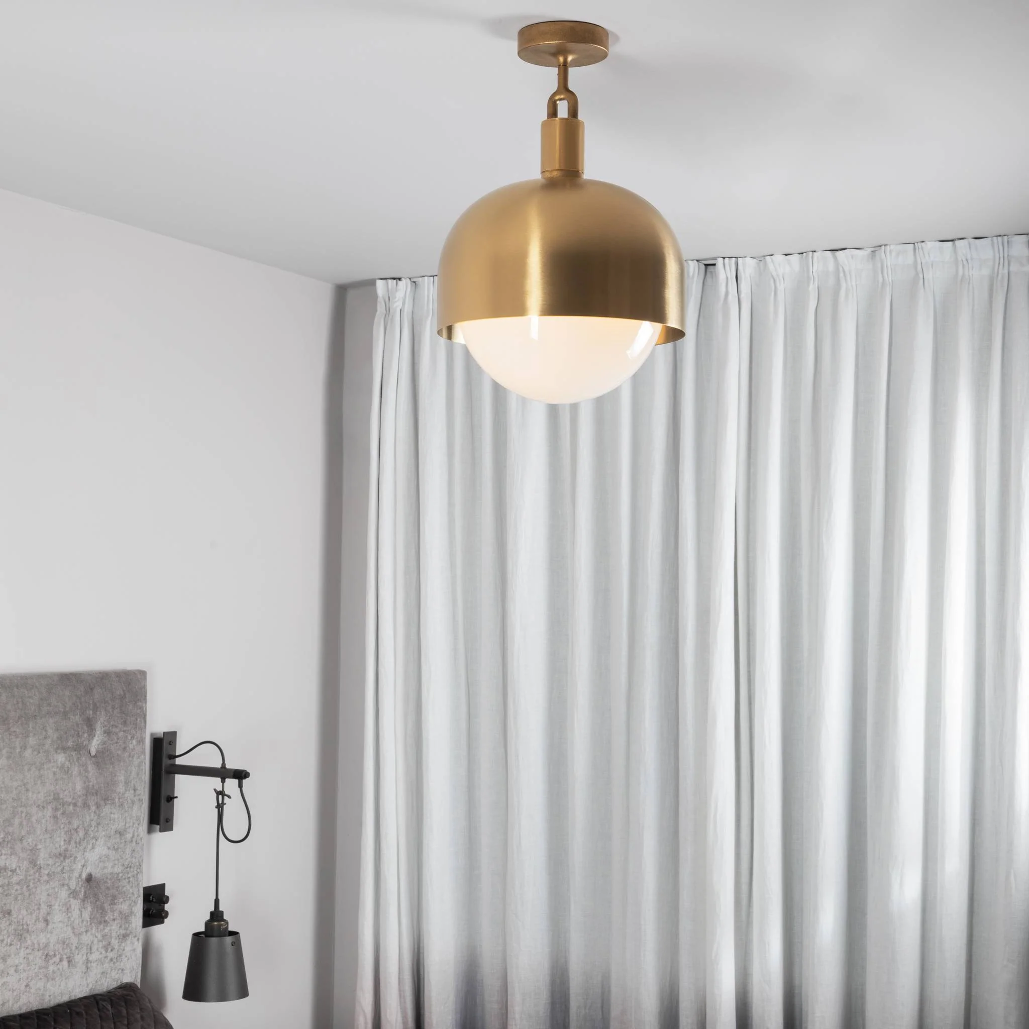 FORKED CEILING / LINEAR / SHADE / GLOBE / OPAL / LARGE - Image 3