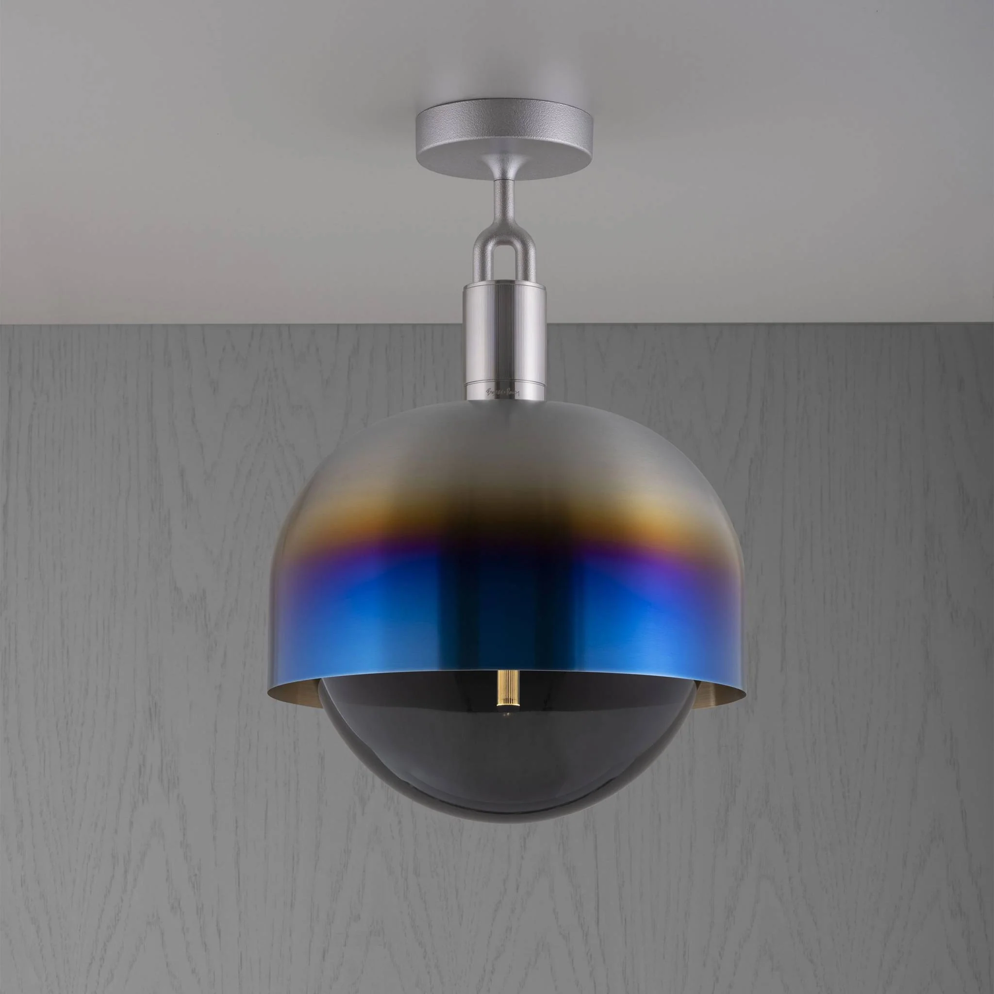 FORKED CEILING / LINEAR / SHADE / GLOBE / SMOKED / LARGE - Image 3