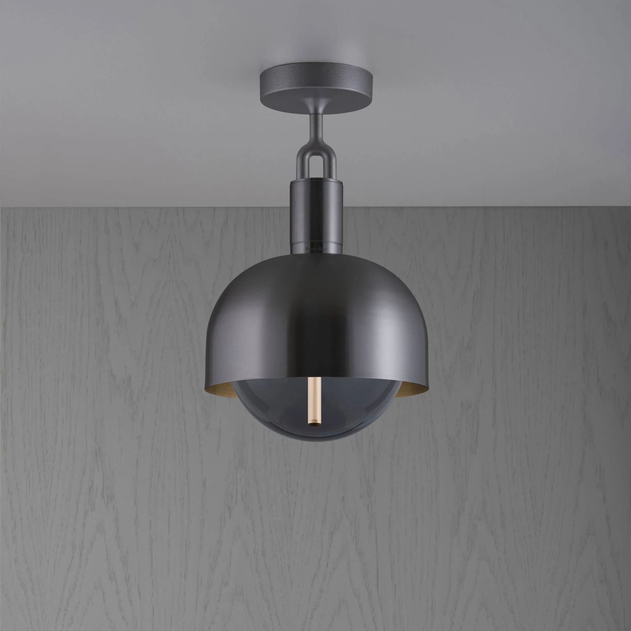 FORKED CEILING / LINEAR / SHADE / GLOBE / SMOKED / MEDIUM - Image 5