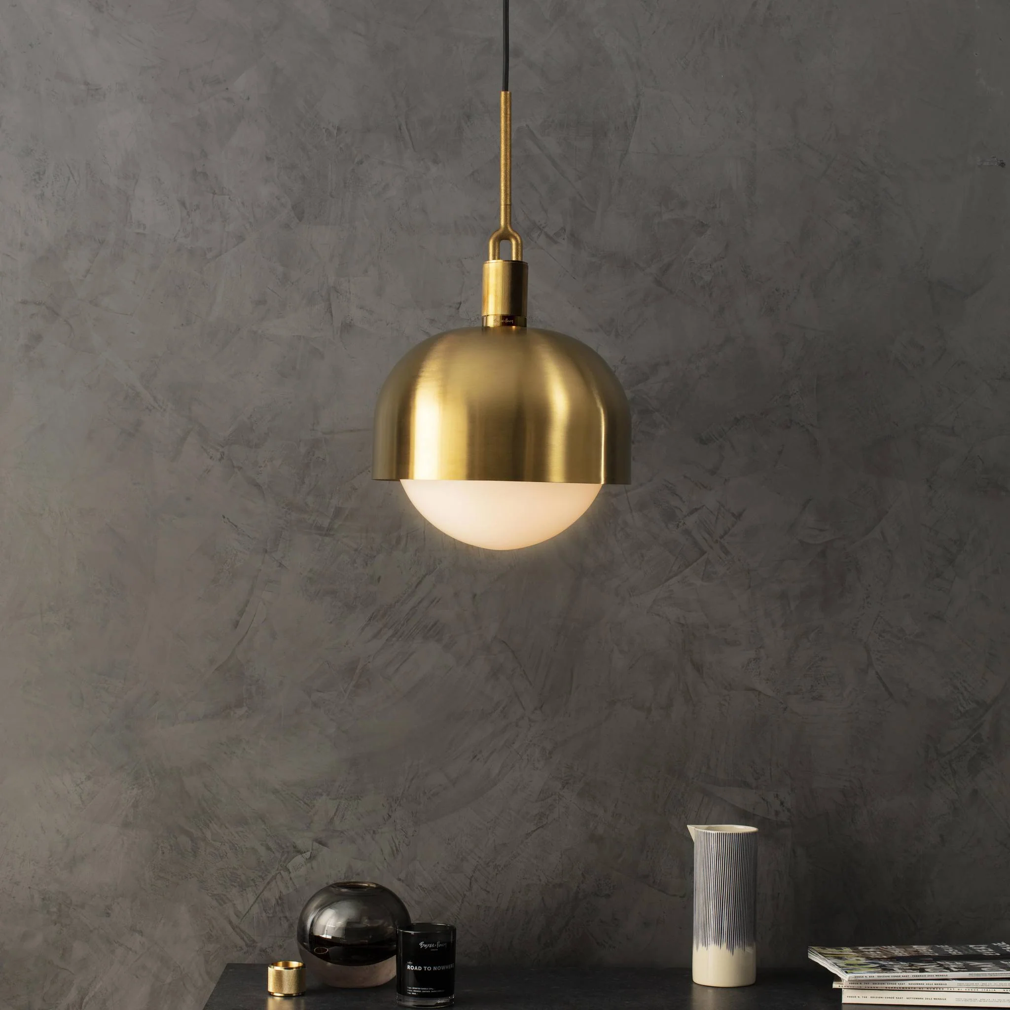 FORKED PENDANT / LINEAR / SHADE / GLOBE / OPAL / LARGE - Image 3