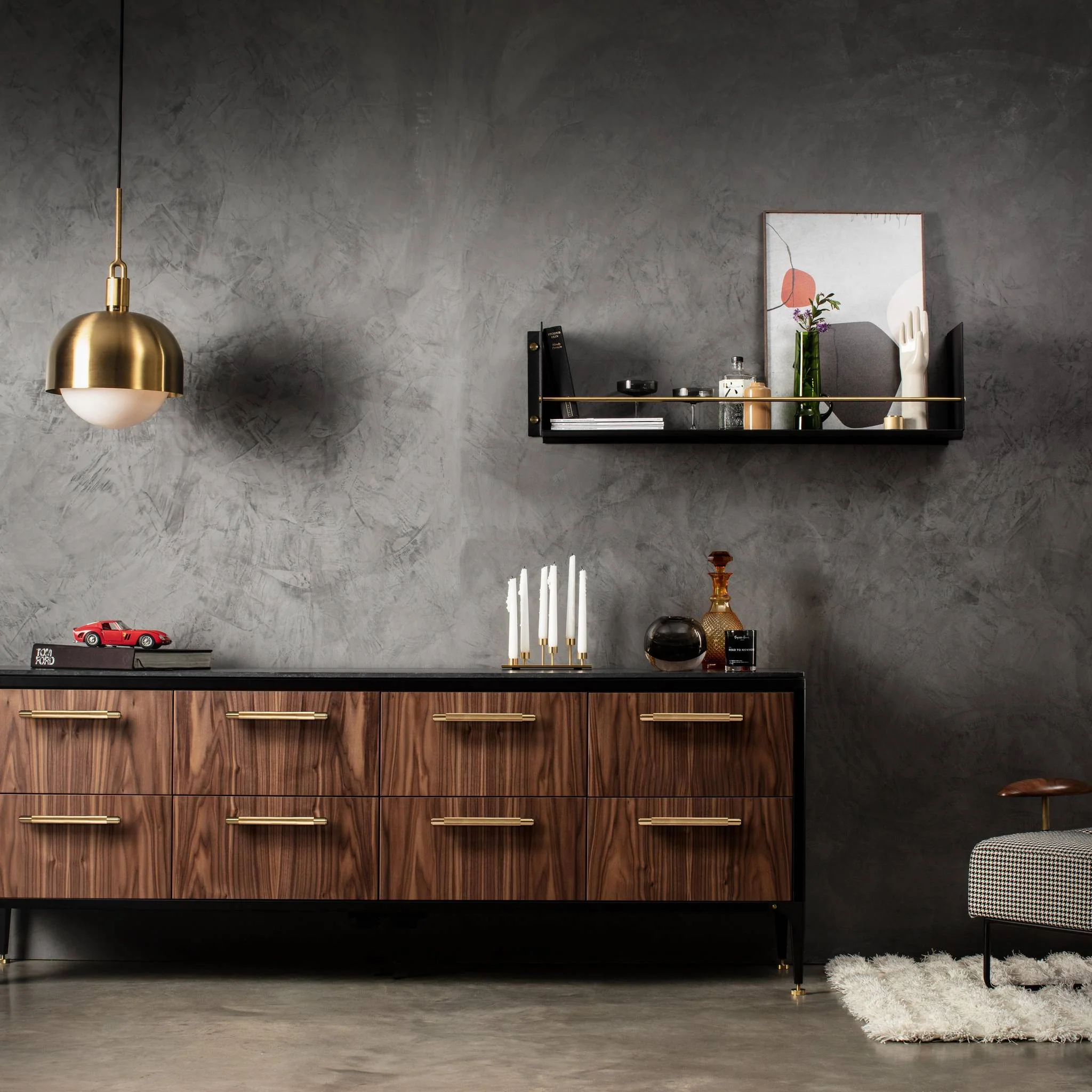 KITCHEN SHELF / GIRDER / BLACK - Image 4