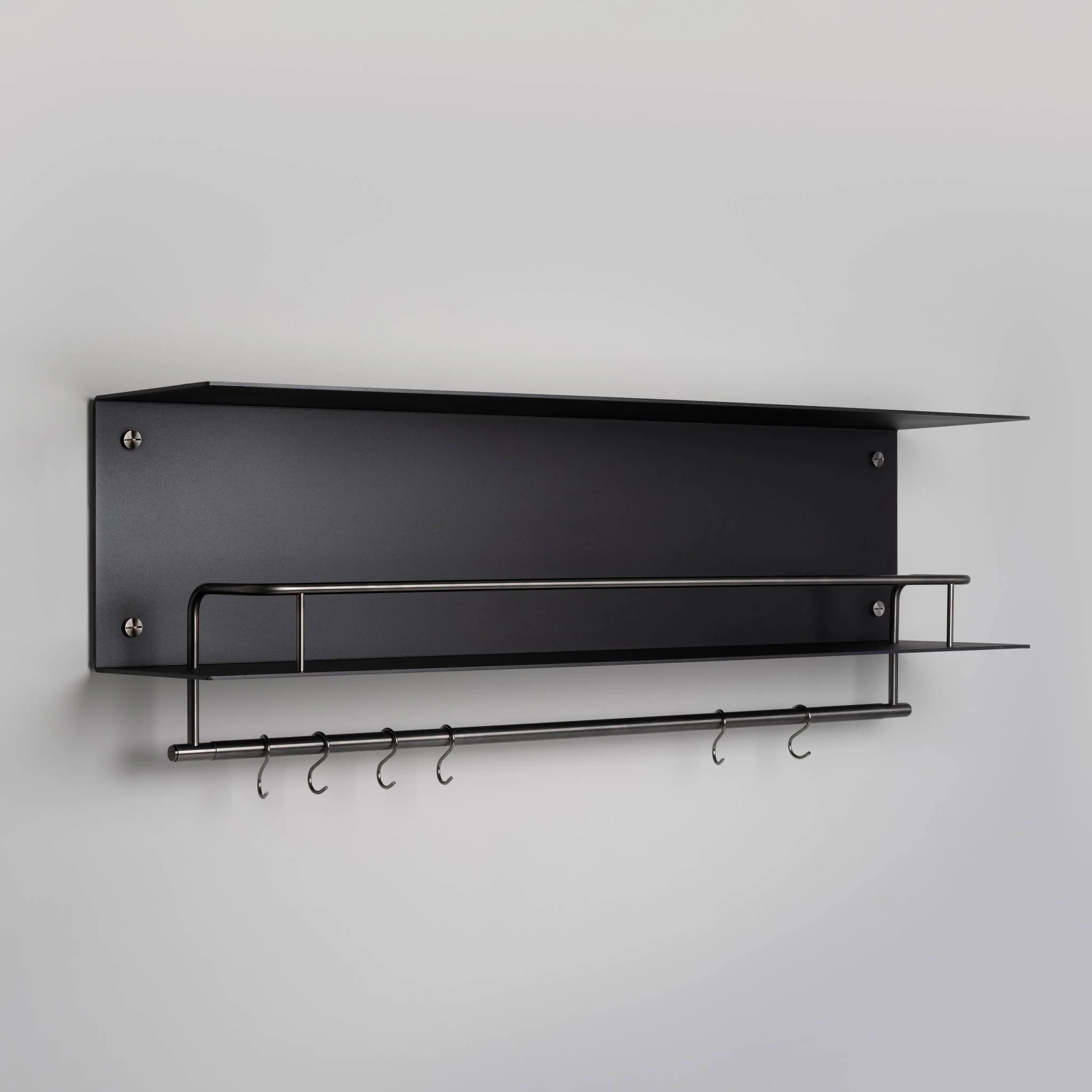 KITCHEN SHELF / HANGER / WITHOUT LOGO / BLACK - Image 5